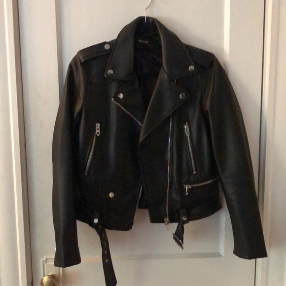 Zara Leather Jacket - Picture 2 of 5